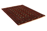 Бухара - Turkaman Персийски връзван килим 190x140 - Снимка 1