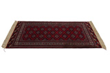Yomut - Бухара Туркменски връзван килим 183x111 - Снимка 7