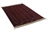 Tekke - Бухара Туркменски връзван килим 204x134 - Снимка 1