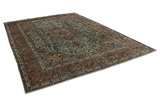 Kashan Персийски връзван килим 400x288 - Снимка 1