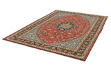 Kashan Персийски връзван килим 321x216 - Снимка 2