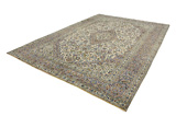 Kashan Персийски връзван килим 414x294 - Снимка 2