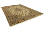 Kashan Персийски връзван килим 392x294 - Снимка 1