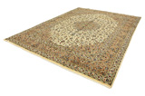 Kashan Персийски връзван килим 392x294 - Снимка 2