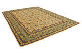 Isfahan Персийски връзван килим 390x293 - Снимка 1