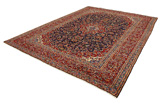 Kashan Персийски връзван килим 393x289 - Снимка 2