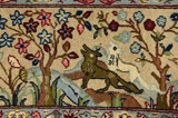 Isfahan Персийски връзван килим 377x262 - Снимка 10