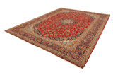 Kashan Персийски връзван килим 392x301 - Снимка 2