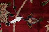 Isfahan Персийски връзван килим 409x285 - Снимка 17