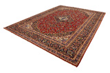 Kashan Персийски връзван килим 409x300 - Снимка 2