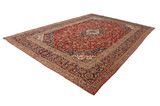 Kashan Персийски връзван килим 410x295 - Снимка 2