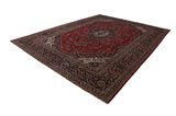 Kashan Персийски връзван килим 392x300 - Снимка 2