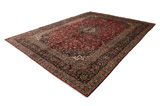 Kashan Персийски връзван килим 396x295 - Снимка 2