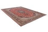 Kashan Персийски връзван килим 412x300 - Снимка 1