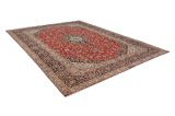 Kashan Персийски връзван килим 393x295 - Снимка 1