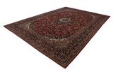 Kashan Персийски връзван килим 422x298 - Снимка 2