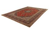 Kashan Персийски връзван килим 345x237 - Снимка 2
