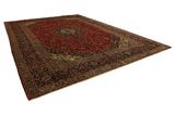 Kashan Персийски връзван килим 400x293 - Снимка 1