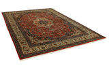 Qum Персийски връзван килим 355x252 - Снимка 1