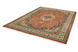 Qum Персийски връзван килим 355x252 - Снимка 2