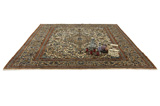 Kashan Персийски връзван килим 350x245 - Снимка 12