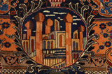 Kashmar - Mashad Персийски връзван килим 387x296 - Снимка 8