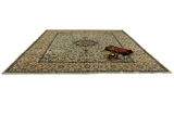 Kashan Персийски връзван килим 400x296 - Снимка 13