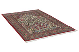 Qum Персийски връзван килим 212x143 - Снимка 1