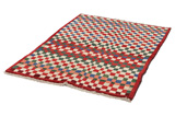 Gabbeh Персийски връзван килим 150x107 - Снимка 2