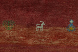 Gabbeh - Qashqai Персийски връзван килим 150x190 - Снимка 7