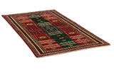 Gabbeh - Qashqai Персийски връзван килим 190x114 - Снимка 1