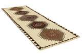Gabbeh - Qashqai Персийски връзван килим 368x125 - Снимка 1