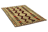 Gabbeh - Qashqai Персийски връзван килим 190x122 - Снимка 1