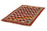 Gabbeh - Bakhtiari Персийски връзван килим 165x95 - Снимка 2