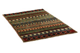 Gabbeh - Qashqai Персийски връзван килим 165x111 - Снимка 1