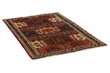 Gabbeh - Bakhtiari Персийски връзван килим 192x124 - Снимка 1