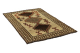 Gabbeh - Qashqai Персийски връзван килим 204x123 - Снимка 1