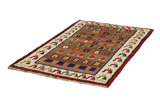 Gabbeh - Bakhtiari Персийски връзван килим 200x124 - Снимка 2