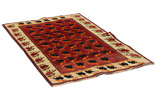 Gabbeh - Qashqai Персийски връзван килим 195x114 - Снимка 1