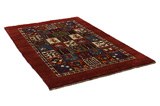 Gabbeh - Bakhtiari Персийски връзван килим 256x160 - Снимка 1