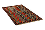 Gabbeh - Qashqai Персийски връзван килим 186x104 - Снимка 1