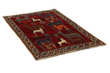 Gabbeh - Qashqai Персийски връзван килим 200x120 - Снимка 1