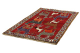 Gabbeh - Qashqai Персийски връзван килим 200x120 - Снимка 2