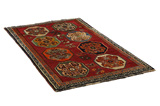 Gabbeh - Bakhtiari Персийски връзван килим 192x110 - Снимка 1