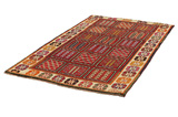 Gabbeh - Bakhtiari Персийски връзван килим 201x118 - Снимка 2
