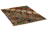 Gabbeh - Bakhtiari Персийски връзван килим 147x107 - Снимка 1