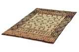 Gabbeh - Qashqai Персийски връзван килим 205x124 - Снимка 2