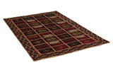 Gabbeh - Bakhtiari Персийски връзван килим 214x140 - Снимка 1