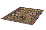 Gabbeh - Bakhtiari Персийски връзван килим 180x137 - Снимка 2