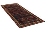 Gabbeh - Qashqai Персийски връзван килим 298x110 - Снимка 1